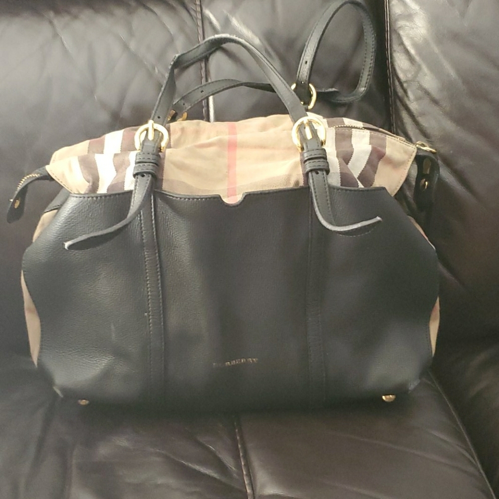 Burberry diaper bag